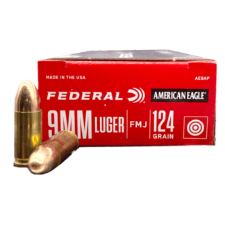 9mm - American Eagle AE9AP 124 Grain FMJ - 50 Rounds