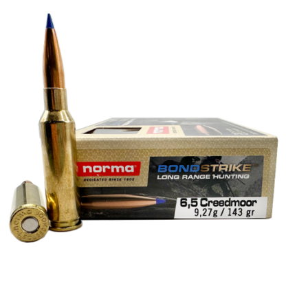 6.5 Creedmoor - Norma 143 Grain Bond Strike - 20 Rounds