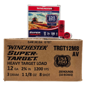 12 Gauge - Winchester 2-3/4″ Super Target 8 Shot - 250 Rounds ...
