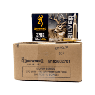 270 Win - Browning Silver Series 150 Grain Plated Soft Point - 200 Rounds