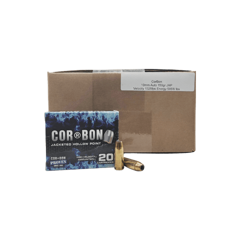 10mm - CorBon 150 Grain Jacketed Hollow Point - 200 Rounds