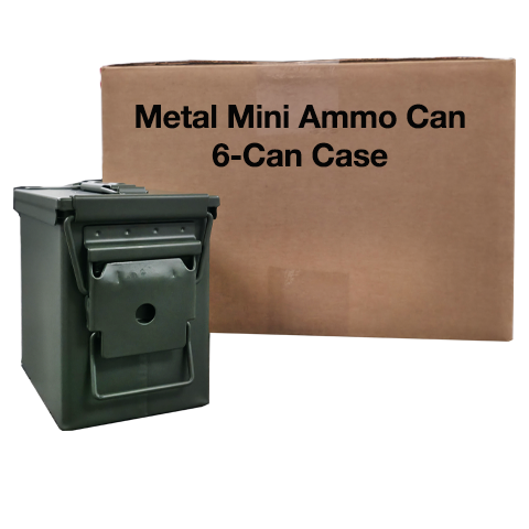 Ammo Can - Mini Ammo Can - 6 Can Case - FREE SHIPPING