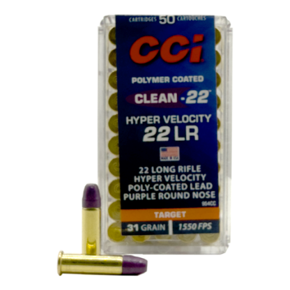 22 Long Rifle - CCI Clean-22 31 Grain LRN - 50 Rounds