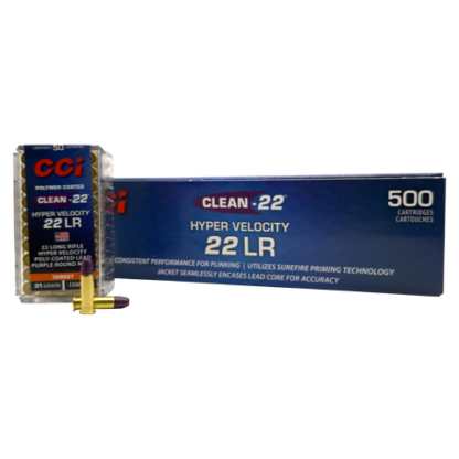 22 Long Rifle - CCI Clean-22 31 Grain LRN - 500 Rounds