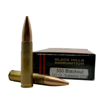 300 Blackout - Black Hills 220 Grain Subsonic OTM - 20 Rounds