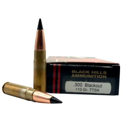 300 Blackout - Black Hills 110 Grain TTSX - 20 Rounds