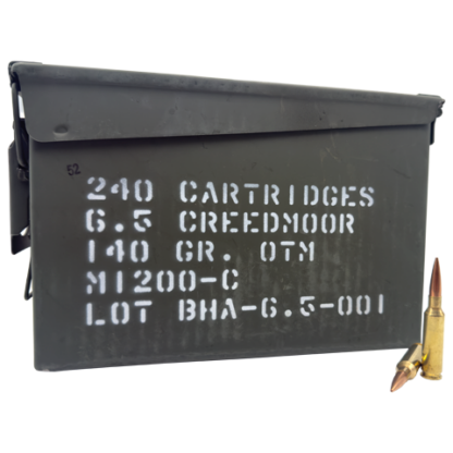 6.5 Creedmoor - Black Hills 140 Grain OTM M1200 - C (240 Rounds)