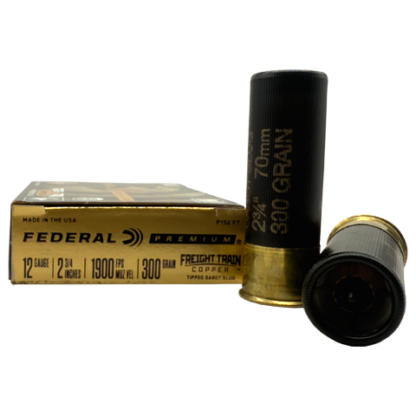 12 Gauge - Federal 300 Grain Tipped Sabot Slug - 5 Rounds