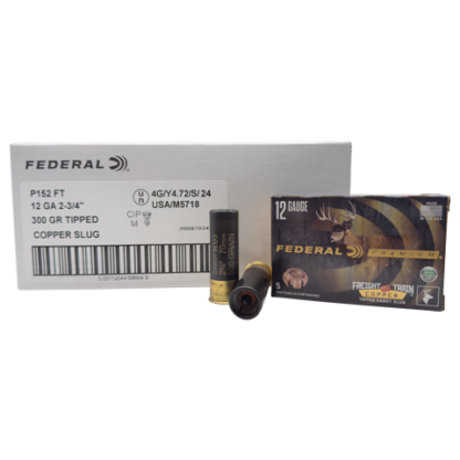 12 Gauge - Federal 300 Grain Tipped Sabot Slug - 50 Rounds