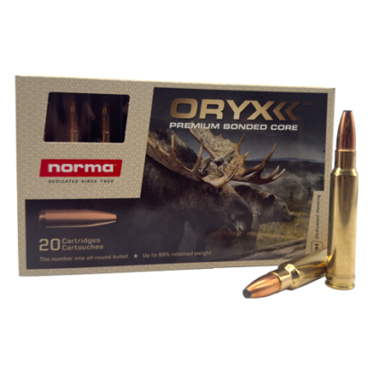 338 Win Mag - Norma 230 Grain ORYX Premium Bonded Core - 20 Rounds