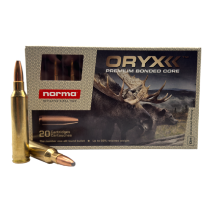 7mm Rem Mag - Norma 170 Grain ORYX Premium Bonded Core - 20 Rounds