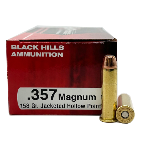 .357 Magnum - Black Hills 158 Grain Jacketed Hollow Point - 50 Rounds