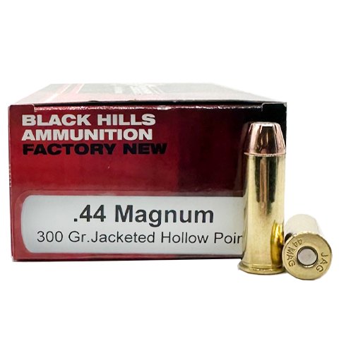 44 Magnum - Black Hills 300 Grains Jacketed Hollow Point - 50 Rounds