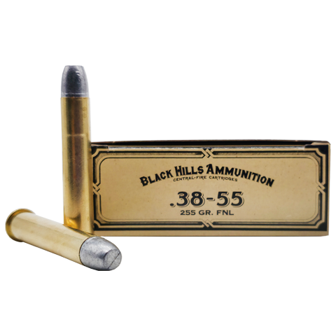 .38-55 Win - Black Hills Cowboy Action 255 Grain FNL - 20 Rounds