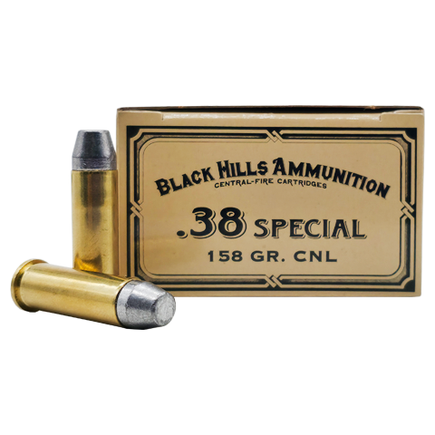 38 Special - Black Hills Cowboy Action 158 Grain CNL - 50 Rounds