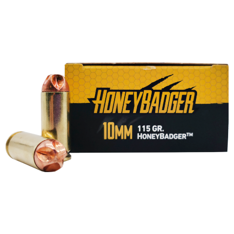 10mm - Black Hills Honey Badger 115 Grain - 20 Rounds