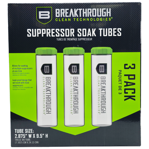BreakThrough - Suppressor Soak Tubes 3 Pack