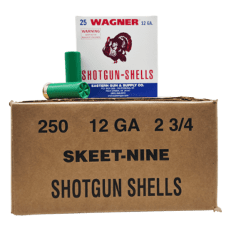 12 Gauge - Wagner Skeet-Nine 2-3/4" 1-1/4oz. #9 Shot - 250 Rounds