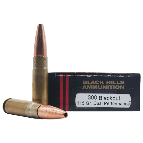 300 Blackout - Black Hills 115 Grain Dual Performance - 20 Rounds