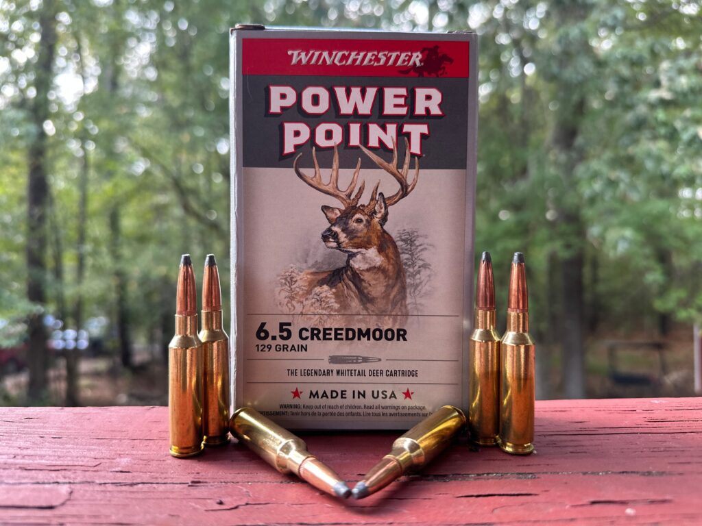 6.5 creedmoor power points on wood