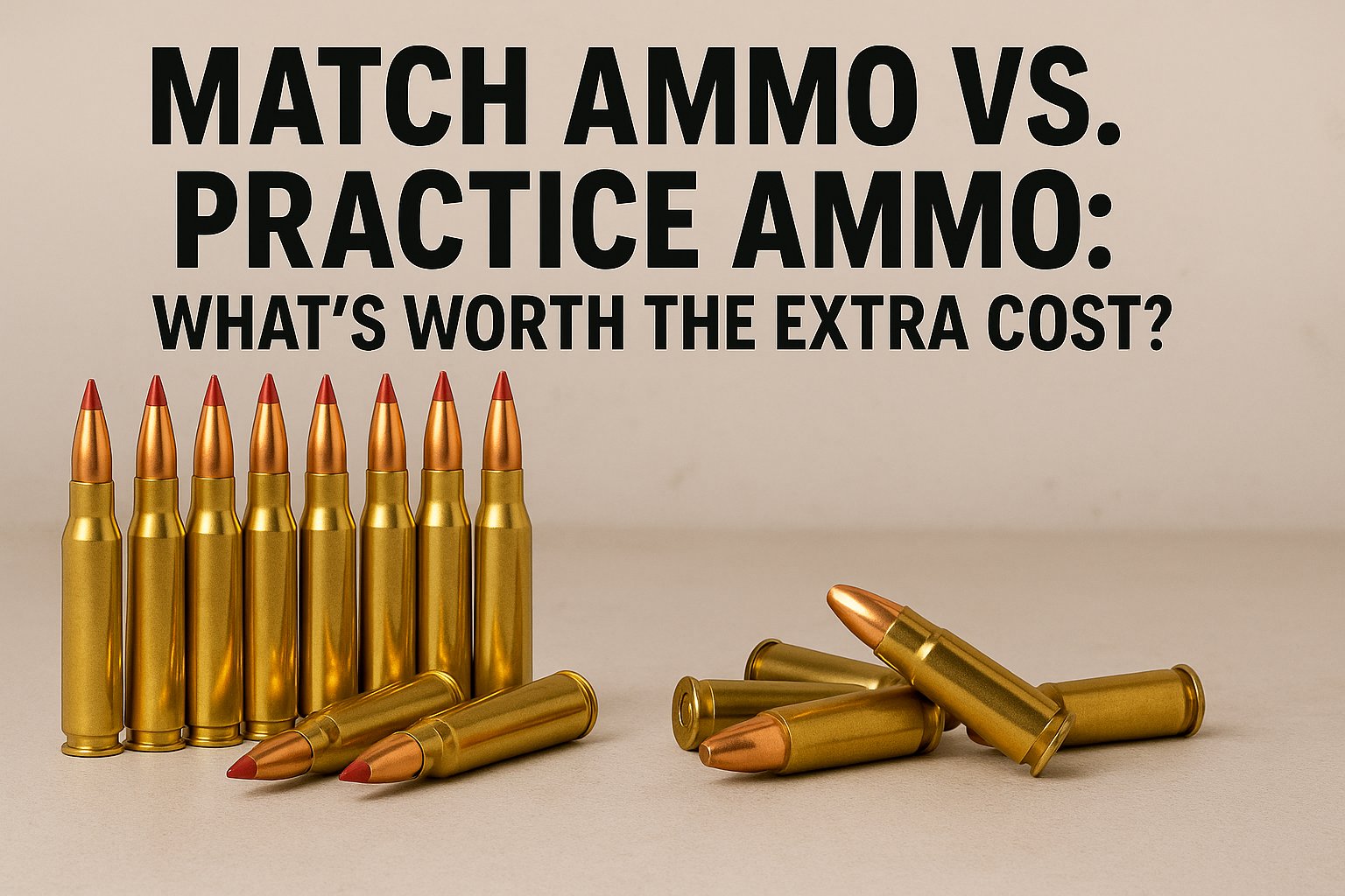 match ammo vs practice ammo