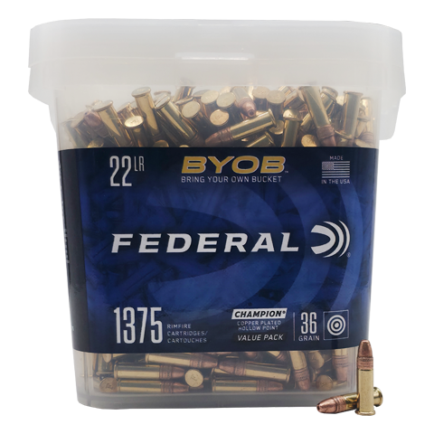 22 Long Rifle - Federal Champion 36 Grain CPHP - 1375 Rounds