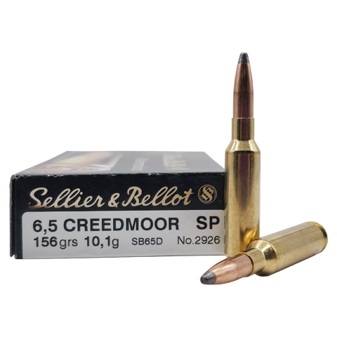 6.5 Creedmoor - Sellier & Bellot 156 Grain Soft Point - 20 Rounds
