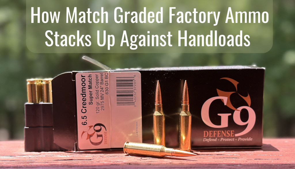hero image for handloading vs match ammo
