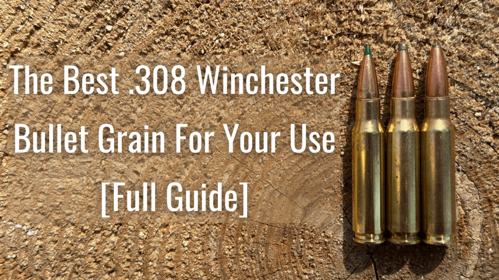 308 cartridges on a stump for the hero image