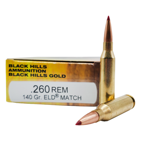 260 Rem - Black Hills 140 Grain Hornady ELD Match - 20 Rounds