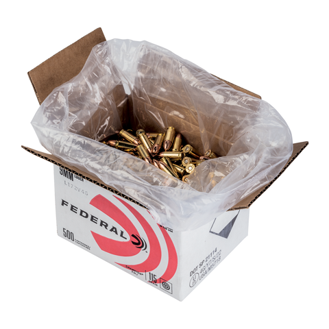 9mm - Federal Champion 115 Grain Full Metal Jacket - 500 Rounds - Image 2