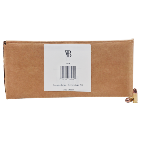 9mm - First Breach 124 Grain FMJ - 1000 Rounds