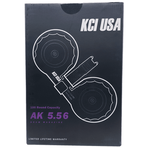 KCI USA AK .223/5.56 100 Round Drum Magazine