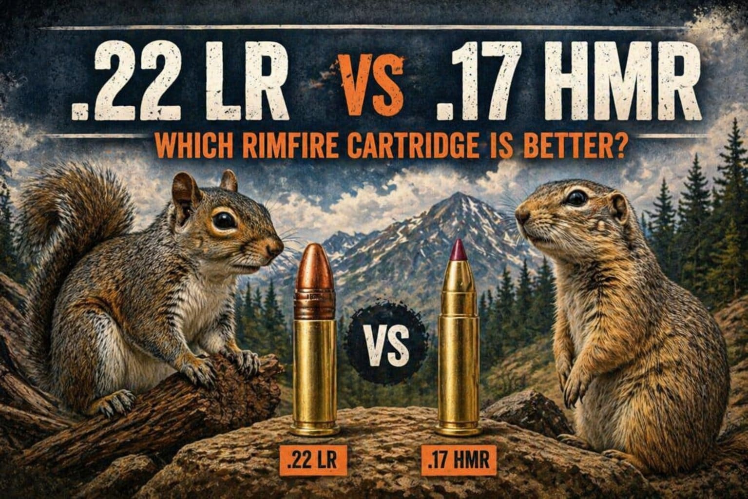 22LR versus 17 HMR comparison hero image