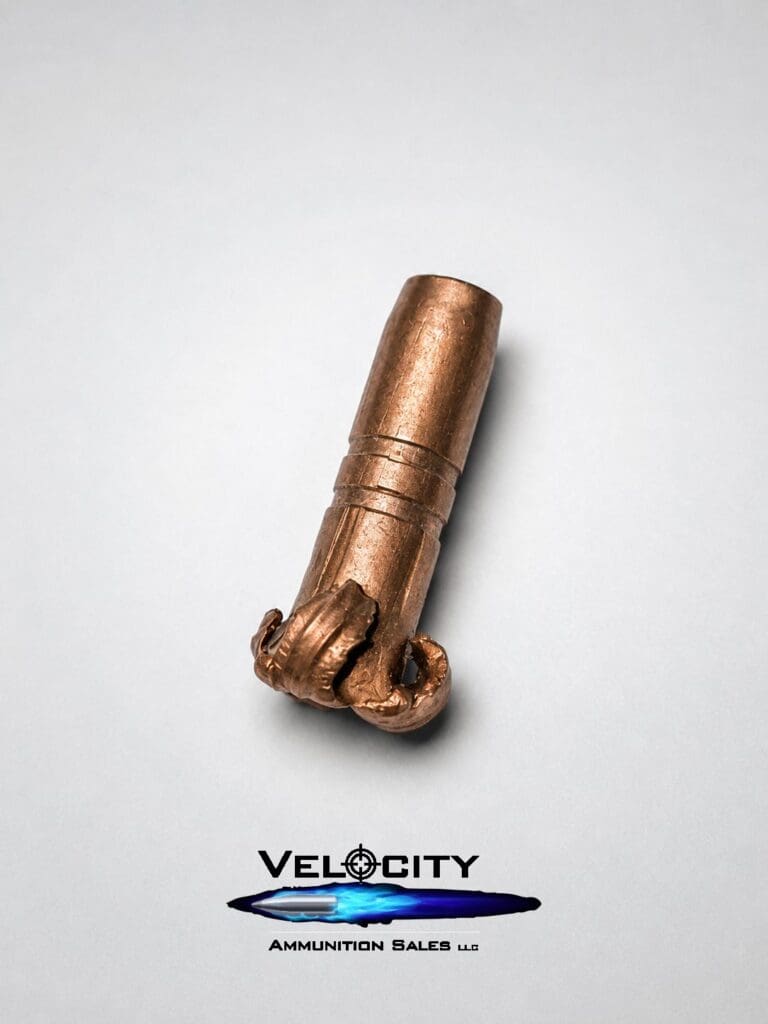 Partially expanded Copper monolith bullet