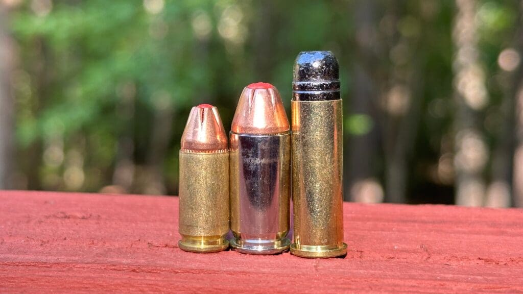 Bullets on a rail.