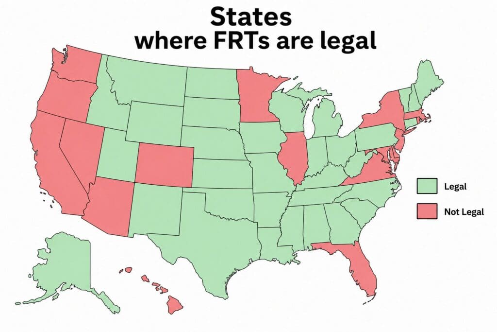 FRT Legality Map by State