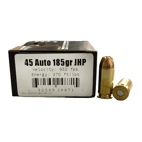 45 AUTO - House of Payne 185 Grain Jacketed Hollow Point - 20 Round Box
