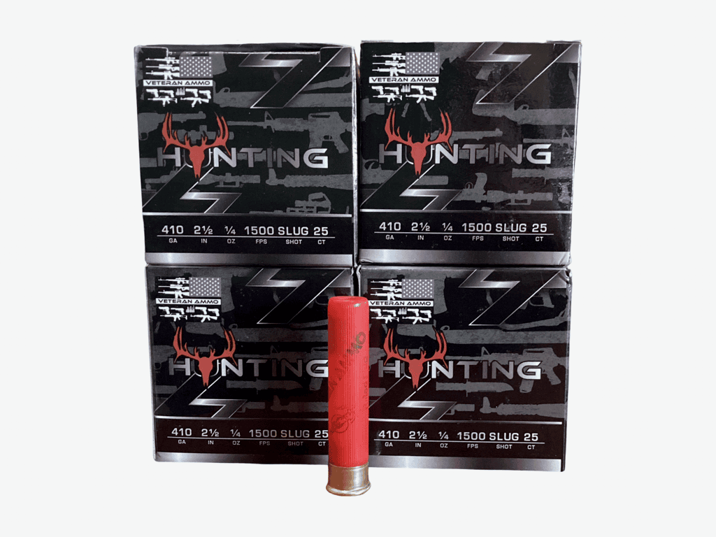 410 Gauge - Veterans Rifled Slug 2 1/2 in 1/4 oz - 100 Rounds