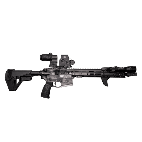 Mustang Armament “Chesty” 12.5” Premium Billet Pistol – Betsy Ross Grey Battleworn Edition