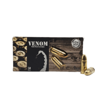 9mm - Venom 124 Grain Full Metal Jacket - 50 Rounds