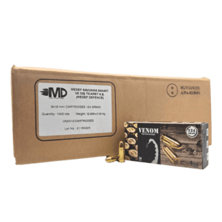 9mm - Venom 124 Grain Full Metal Jacket - 1000 Rounds