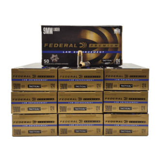 9mm - Federal HST LE 124 Grain Jacketed Hollow Point P9HST1 - 500 Rounds
