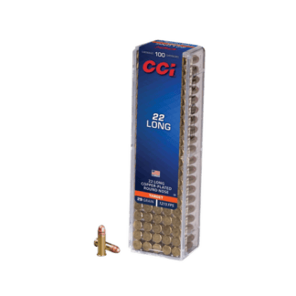 .22 Long - CCI 29 Grain Copper Plated Round Nose - 100 Rounds