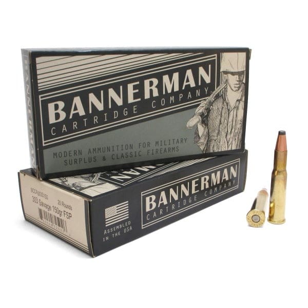 303 Savage - Bannerman 150 Grain FSP - 20 Rounds