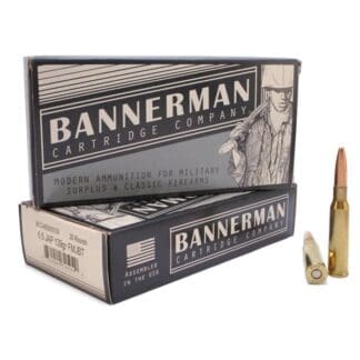 6.5 JAP - Bannerman 139 Grain FMJBT - 20 Rounds