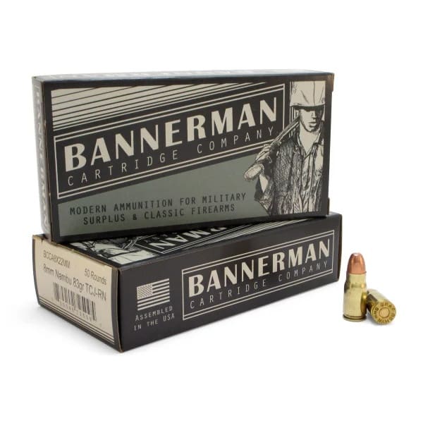 8X22 NAMBU - Bannerman 83 Grain TCJ-RN - 50 rounds