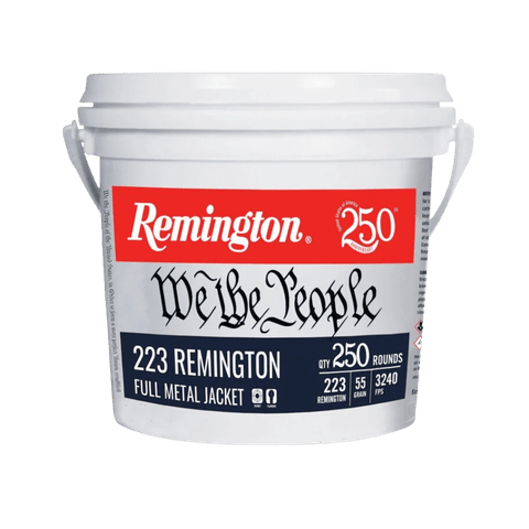 223 Rem - Remington 55 Grain FMJ - 1000 Rounds 4x250 Buckets