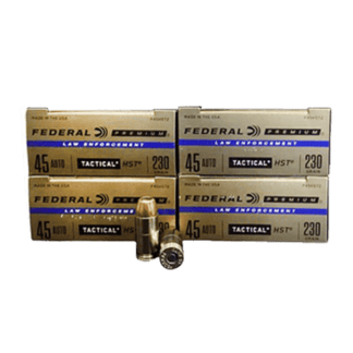 45 Auto - Federal P45HST2 LE 230 Grain JHP - 200 Rounds