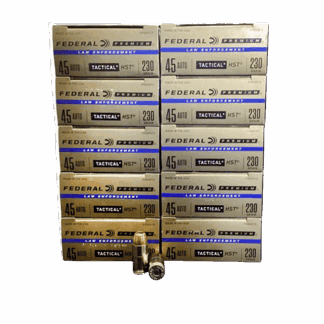 45 Auto - Federal P45HST2 LE 230 Grain JHP - 500 Rounds